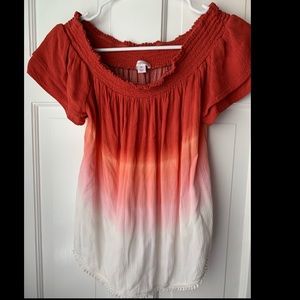 off the shoulder hombre shirt